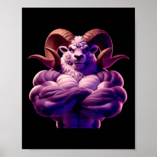 Poster Ventilador Flexível, Ram Mascular, Ventilador Lega