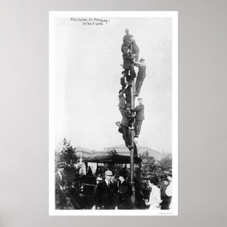 Póster Ventiladores da Basefall de Piratas Loucos 1909