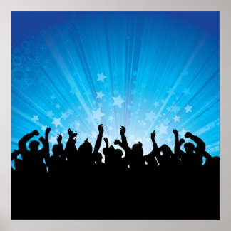 Póster Ventiladores de concerto