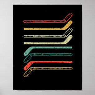 Poster Ventiladores de hóquei no gelo durante o inverno