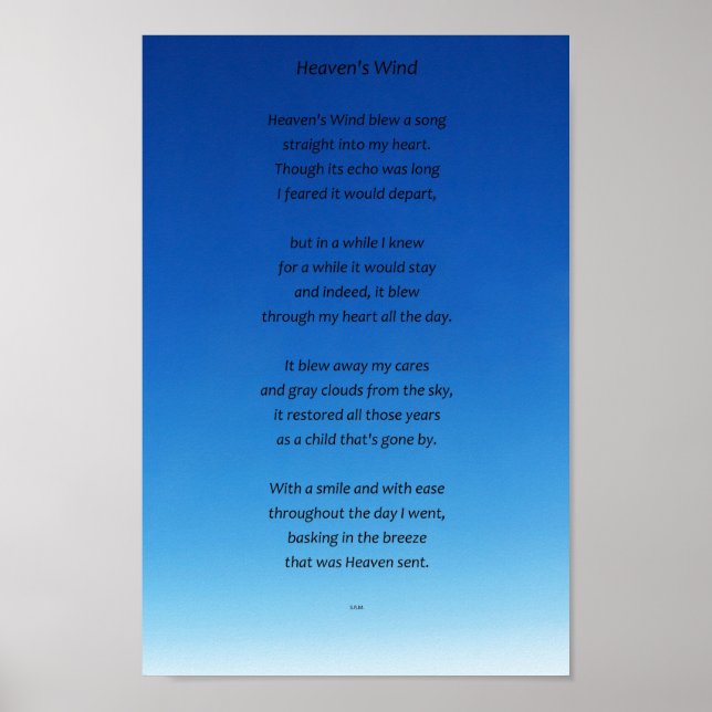 Póster Vento do Céu (Frente)