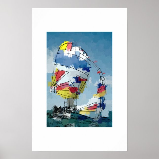 Póster Vento para baixo (Frente)