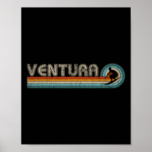 Poster Ventura Califórnia EUA Surfe