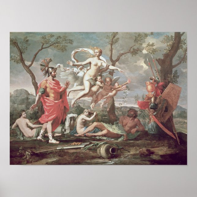 Póster Venus Arming Aeneas, 1639 (Frente)