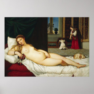 Póster Vênus de Urbino por Ticiano