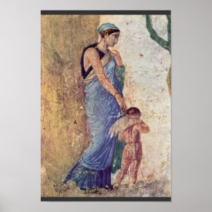 Póster Venus e detalhe punido Cupido por Pompejanischer