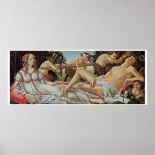 Póster Vênus e Mars por Sandro Botticelli