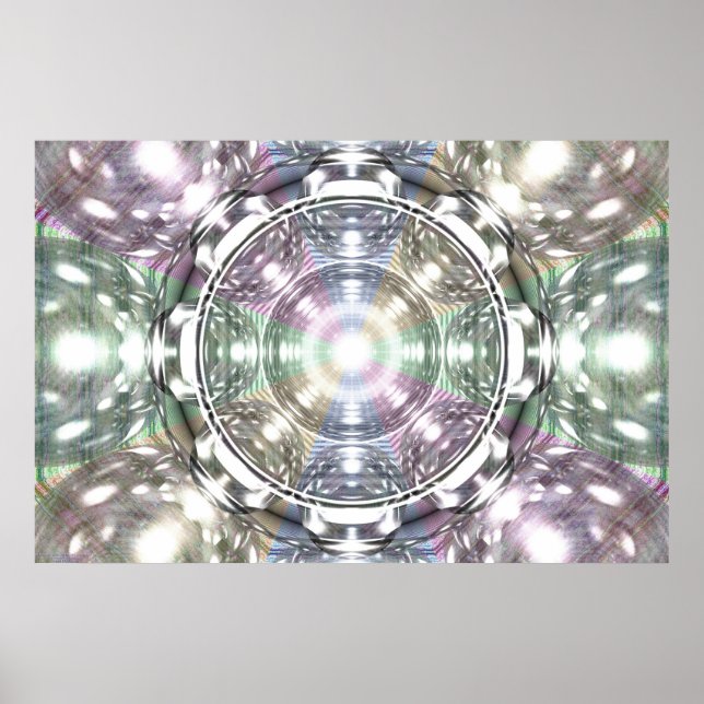 Póster Vênus e órbitas terrestres por Martineau (Frente)