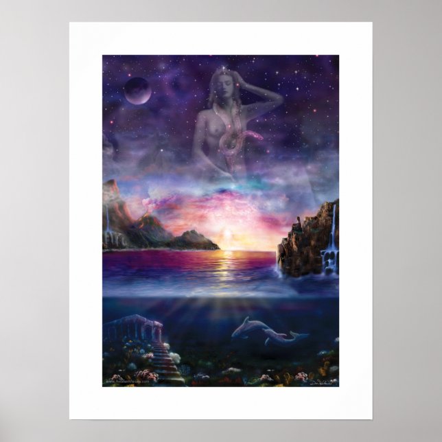 Poster Vênus em Scorpio (Frente)