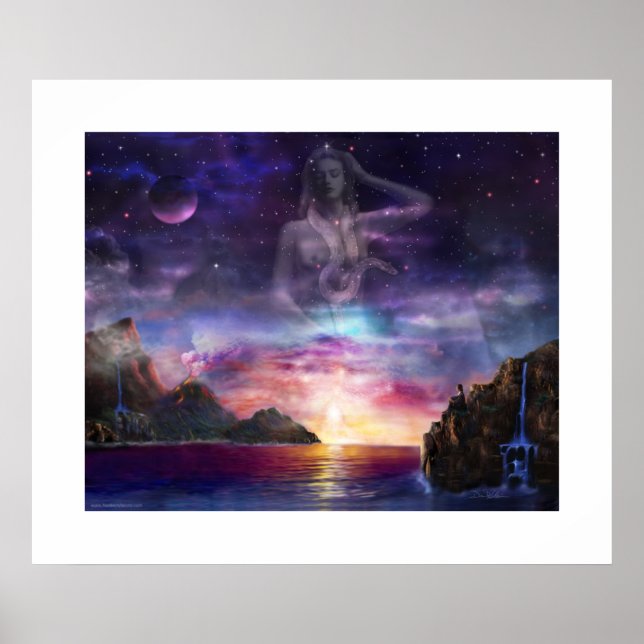 Póster Vênus em Scorpio (Frente)