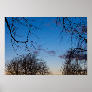 Poster Venus & Mercury em Sunset, Ohio