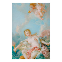Vênus nas ondas de François Boucher