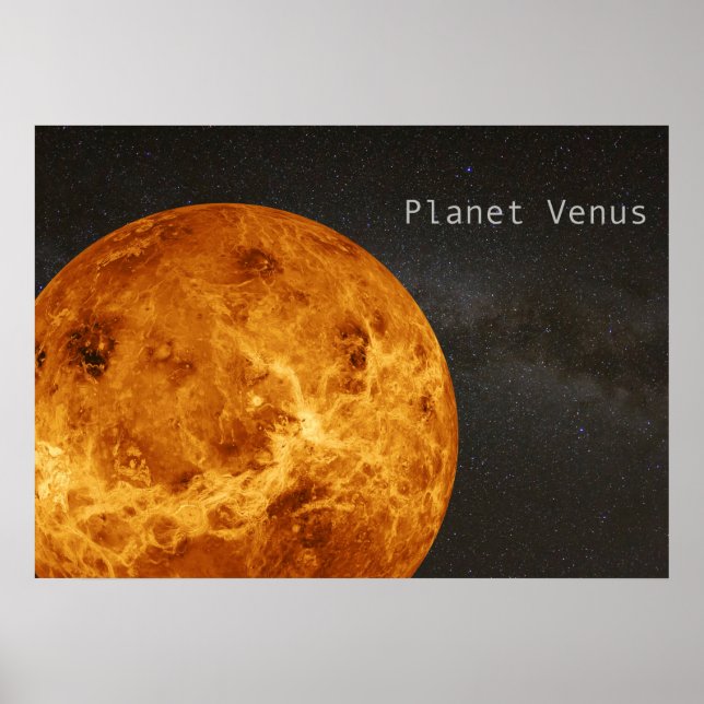 Poster Vênus Planeta (Frente)