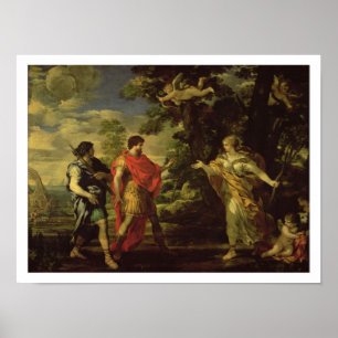 Póster Venus que aparece a Aeneas como um Huntress,