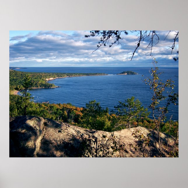 Poster Ver a partir do Sugarloaf (Frente)