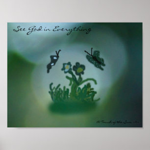 Póster Ver Deus em tudo