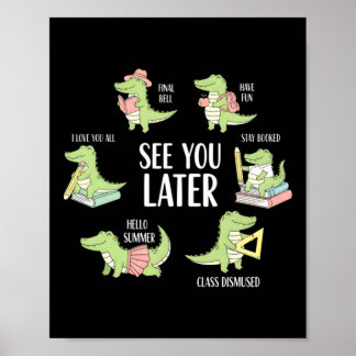 Poster Ver Mais Tarde Sino Final Dinossauro Professor Ver