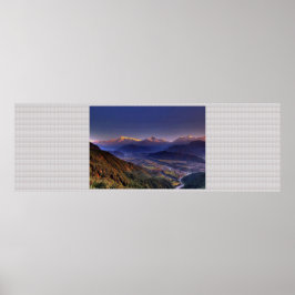 Póster Ver POKHARA Nepal: Limite do CRYSTAL