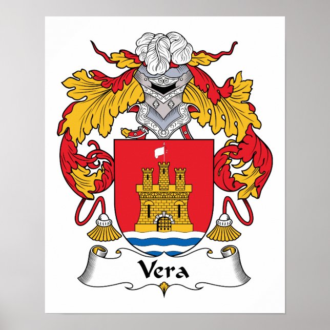 Póster Vera Family Crest (Frente)