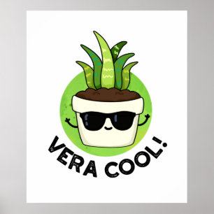 Poster Vera Legal Cute Aloe Vera Pun