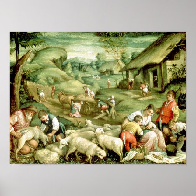 Póster Verão, 1570-80 (Frente)