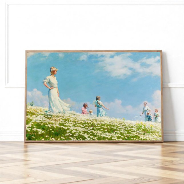 Poster Verão, Charles Courtney Curran (1906) (Criador carregado)