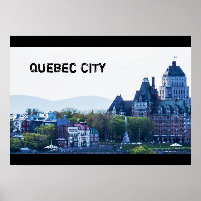Póster Verão | Cidade de Quebec (Frente)