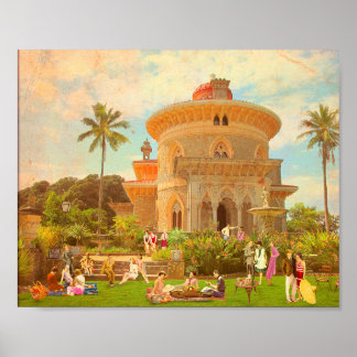 Poster verão de 1934 em Monserrate (Sintra - Portugal)