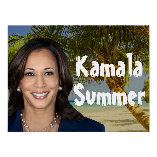 Póster Verão de Kamala 2024 (Frente)