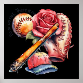 Poster Verão de Softball