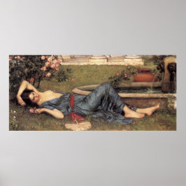 Poster Verão doce de John William Waterhouse - 1912