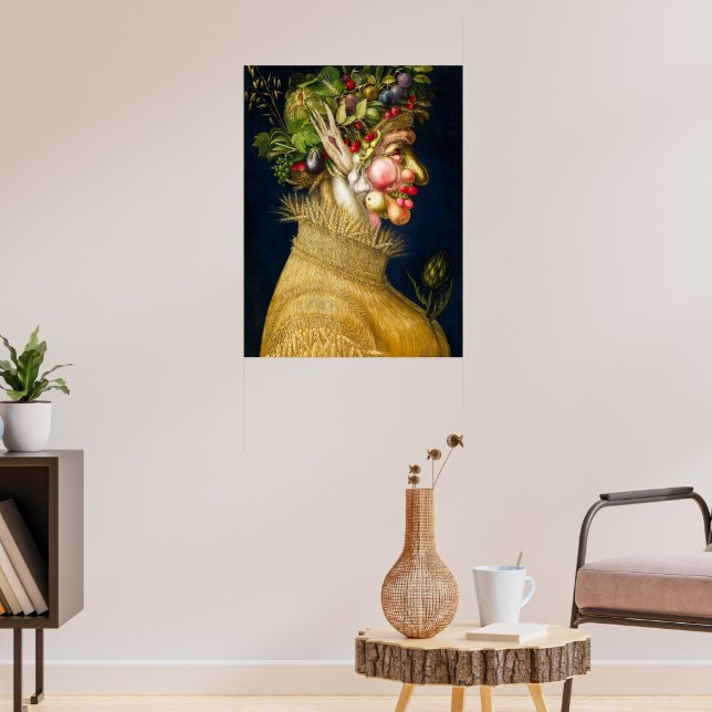Poster Verão | Giuseppe Arcimboldo | (Sala de Estar 3)