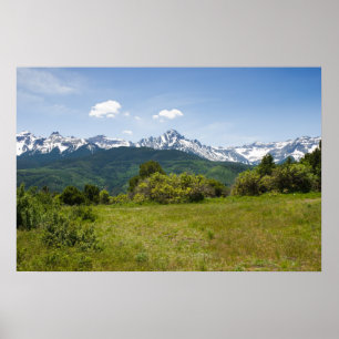 Póster Verão nas Montanhas San Juan do Colorado