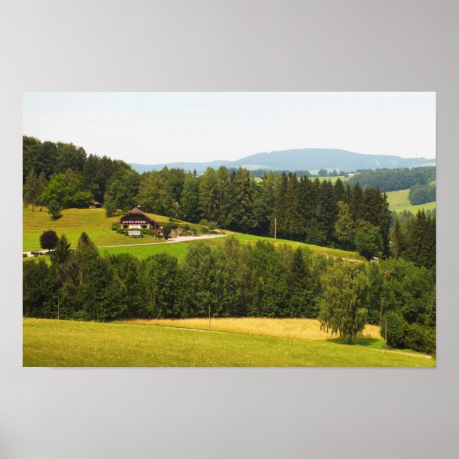 Póster Verão no campo austríaco (Frente)