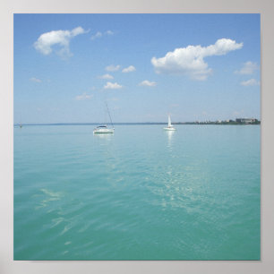 Poster Verão no lago Balaton