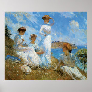 Póster Verão, por Frank W. Benson