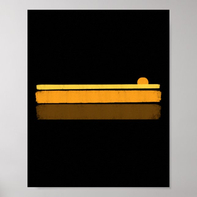 Poster Verão retrô dos anos 70 Es (Frente)