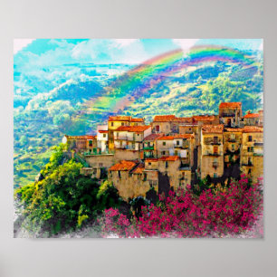 Póster Verbicaro, uma vila em Calabria