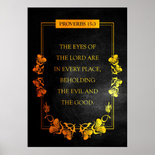 Poster Verbos de Bíblia 15:3
