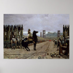 Póster Vercingetorix before Caesar, 52 BC, 1886