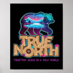 Poster Verdadeiro Norte Confiar em Jesus Vbs 2025 Mundo S
