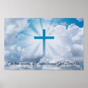 Poster Verdadeiro Significado Da Páscoa