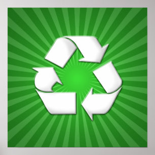 Poster verde 001 do reciclar