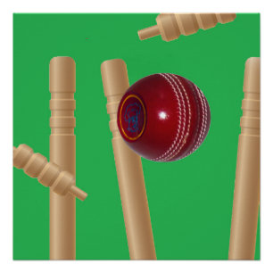 Póster Verde Boliche No Cricket,