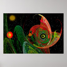 Verde Chameleon Fractal Art