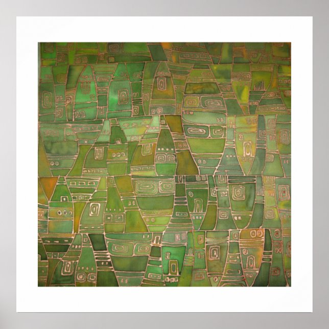 Póster Verde Como Klee (Frente)
