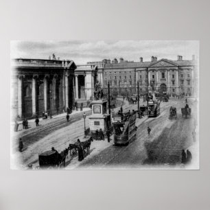 Póster Verde da faculdade, Dublin, c.1900