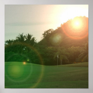 Poster Verde de Golfe