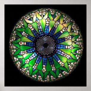 Poster verde de Tiffany