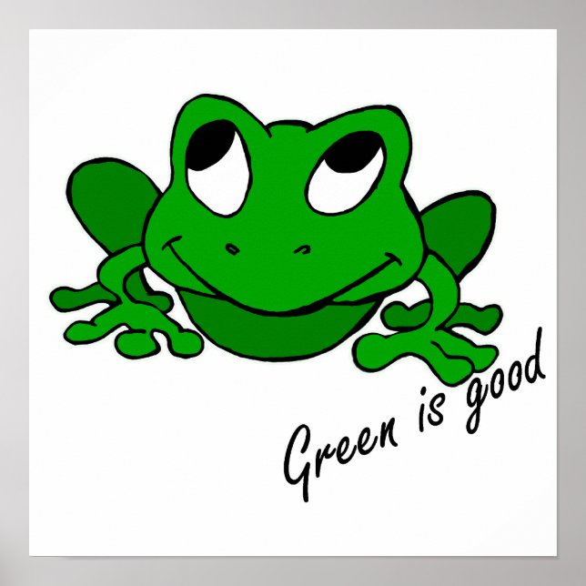 Póster Verde é bom (Frente)